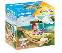 PLAYMOBIL FAMILY FUN CAMPING - VACANCIÈRE ET HAMAC #71428